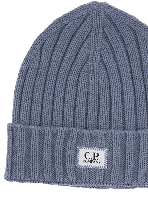 Extra Fine Merino Wool Logo Beanie C.P. Company | 17CMAC120A005509A851